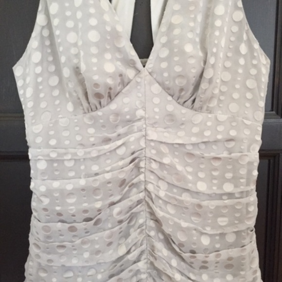 EXPRESS DESIGN STUDIO SILVER GREY HALTER - Picture 1 of 6